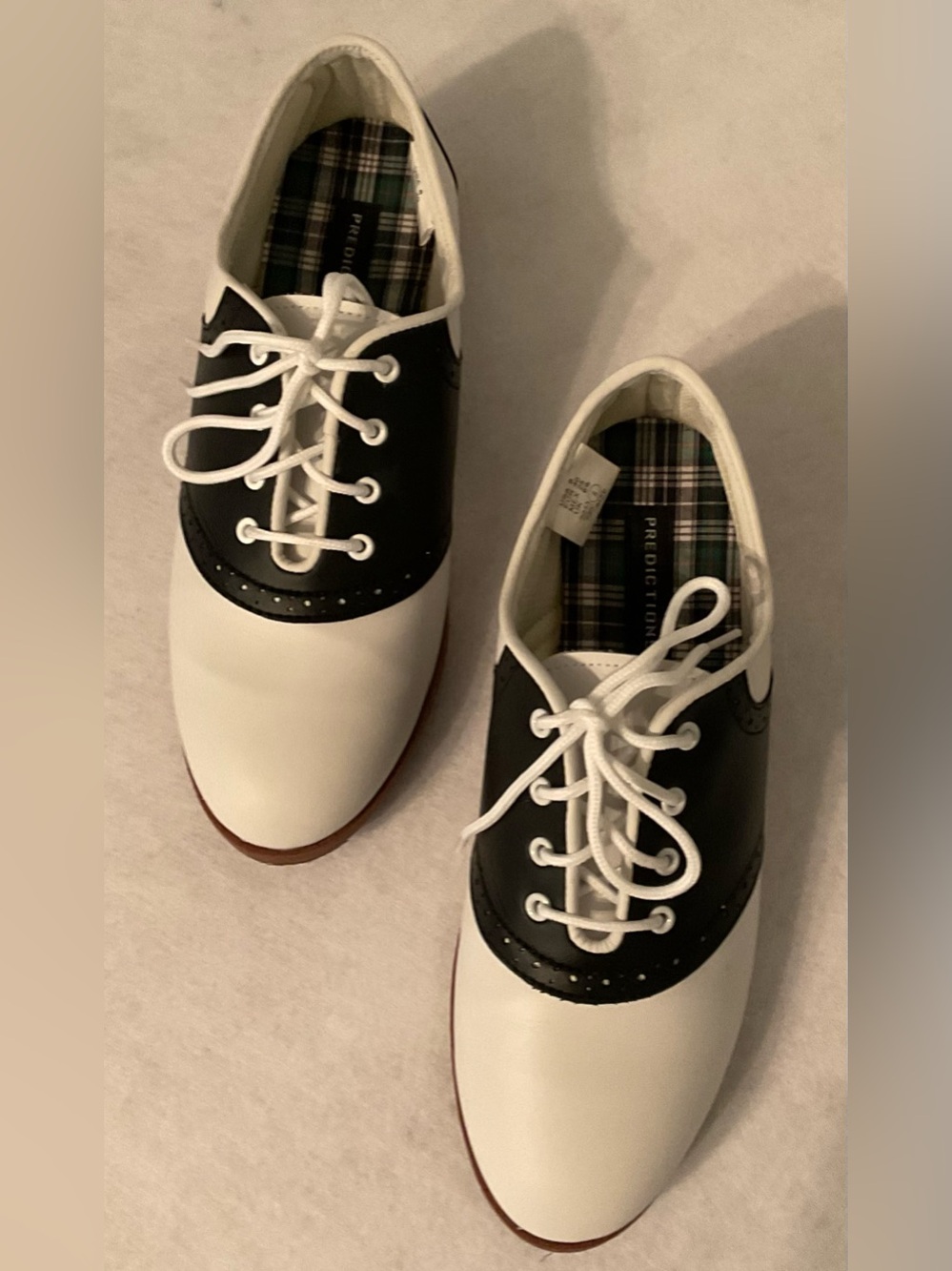 Predictions Women’s Two-Tone Black & White Shoes